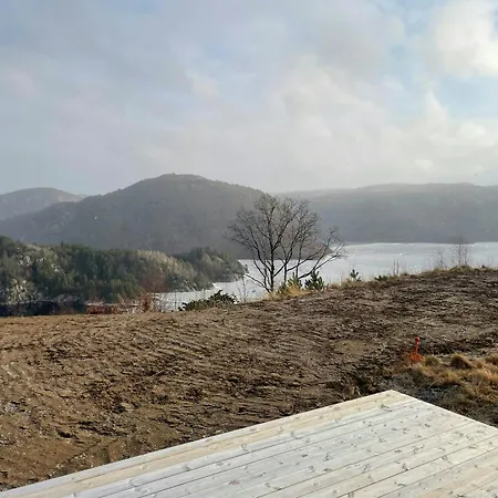 With Panoramic Aptafjord Views בית נופש *